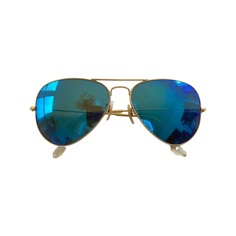 Ray-ban Aviators Blue Flash Lenses